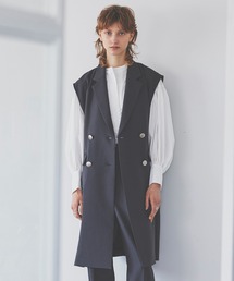 EUCLAID（エウクレイド）の「【雑誌掲載】ダブルボタンロングジレ（ベスト）」