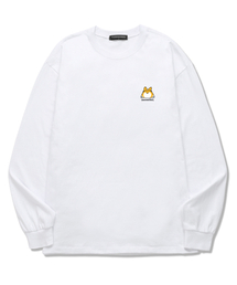 VANNWORKS（バンワークス）の「MINI ウェルシュコーギー ロングスリーブ (VLS0070) ホワイト（Tシャツ/カットソー）」