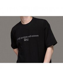 DXOH（ディソエイチ）の「ロゴTシャツ [ブラック]（Tシャツ/カットソー）」