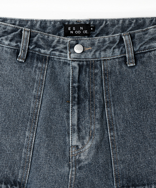 ESN(イーエスエヌ)の「アウトポケットカーペンターデニムショーツ濃紺(その他パンツ・メンズ・その他・LARGE/MEDIUM/X-LARGE)」の4枚目の写真