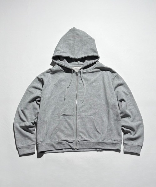 セール】Threads Utility Zip-Up Hoodie / ワンポイント 刺繍 ジップ