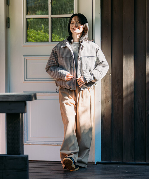 FREAK'S STORE(フリークスストア)の「Foxfire × FREAK'S STORE/フォックスファイヤー 別注 パディング フィッシングポケットジャケット(ブルゾン・レディース・グレー/ネイビー/ベージュ・フリ-)」の19枚目の写真