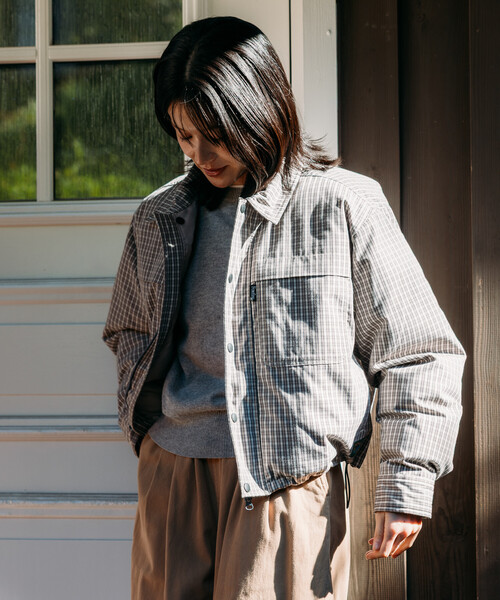 FREAK'S STORE(フリークスストア)の「Foxfire × FREAK'S STORE/フォックスファイヤー 別注 パディング フィッシングポケットジャケット(ブルゾン・レディース・グレー/ネイビー/ベージュ・フリ-)」の22枚目の写真