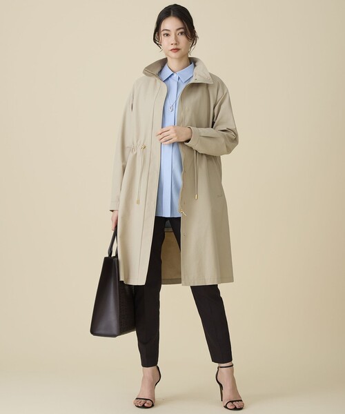 自由区(ジユウク)の「【カタログ掲載・巾着袋付き・A4サイズ収納可】パンチングレース トート(トートバッグ・レディース・アイボリー系/ダークブラウン系・F)」の17枚目の写真