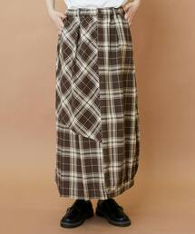 FRAPBOIS | チェックパッチスカート(スカート)