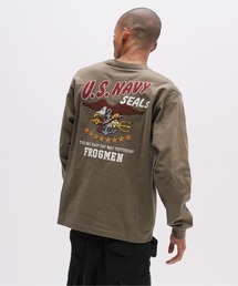 《WEB&DEPOT限定》EMB L/S T-SHIRT NAVY SEALS