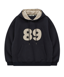 WaiKei | 89ドットアップリケフードTシャツネイビー(パーカー)