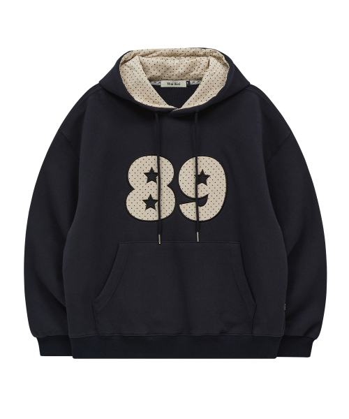 WaiKei（ワイケイ）の「89ドットアップリケフードTシャツネイビー（パーカー・レディース・その他・1/2）」の6枚目の写真