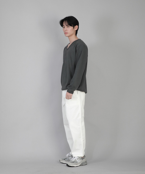 SAINTCREW(セントクルー)の「エンクルドロップクラシックパーティグテーパードパンツ AFT-306 ホワイト(その他パンツ・メンズ・その他・MEDIUM/LARGE/X-LARGE/XX-LARGE)」の9枚目の写真