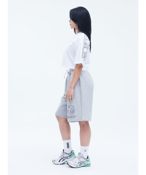 REMOVERSTUDIO（リムーバースタジオ）の「ウーマンデビルビッグロゴハーフパンツ[グレー]（その他パンツ・レディース・その他・LARGE/X-LARGE）」の3枚目の写真