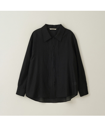 MAKE A TOAST（メイクアトースト）の「Pintuck Overfit Shirt Black MBESTO010BK（シャツ/ブラウス）」