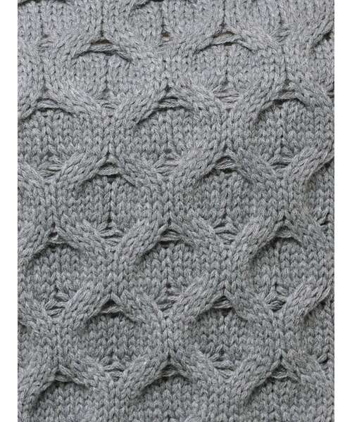 GYDA(ジェイダ)の「ケーブルクルーネックニットトップス(ニット/セーター・レディース・グレー/アイボリー/レッド・FREE)」の18枚目の写真