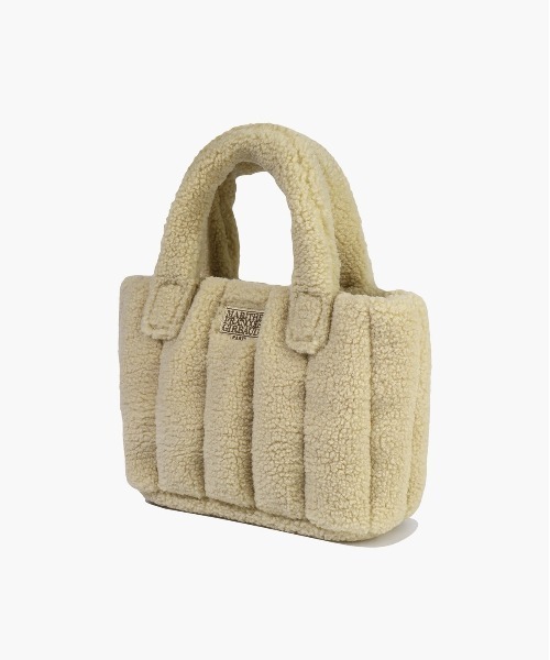 MARITHE + FRANCOIS GIRBAUD(マリテフランソワジルボー)の「CLASSIC LOGO BOUCLE PADDING BAG(ハンドバッグ・レディース・Black/Beige・フリー)」の5枚目の写真