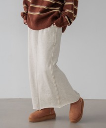 BAYFLOW | [身長に合わせて選べる着丈]フロントスリットスウェットスカート(スカート)