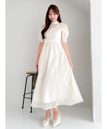 dazzlin | スパンコールレースオープンショルダードレス(ドレス)