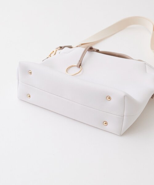 natural couture(ナチュラルクチュール)の「2WAYトートミニ(トートバッグ・レディース・ブラック/チャコールグレー/ピンクベージュ/アイボリー・FREE)」の18枚目の写真