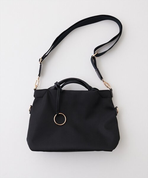 natural couture(ナチュラルクチュール)の「2WAYトートミニ(トートバッグ・レディース・ブラック/チャコールグレー/ピンクベージュ/アイボリー・FREE)」の17枚目の写真