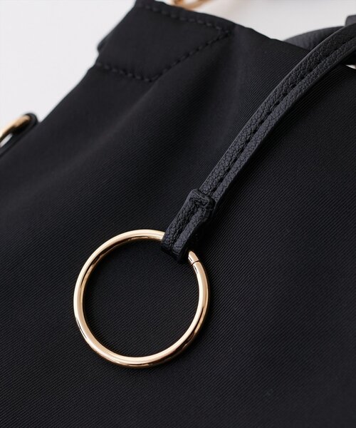 natural couture(ナチュラルクチュール)の「2WAYトートミニ(トートバッグ・レディース・ブラック/チャコールグレー/ピンクベージュ/アイボリー・FREE)」の6枚目の写真