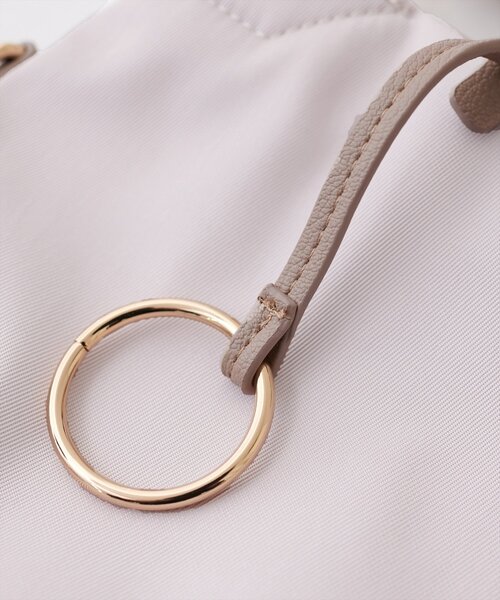 natural couture(ナチュラルクチュール)の「2WAYトートミニ(トートバッグ・レディース・ブラック/チャコールグレー/ピンクベージュ/アイボリー・FREE)」の5枚目の写真
