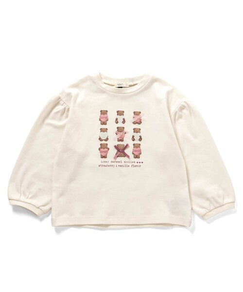 Seraph（セラフ）の「スイーツモチーフTシャツ_ジュニア対応（Tシャツ/カットソー・キッズ・ピンク/ラベンダー/サックスブルー/オフホワイト・80/90/100/110/120/130/140）」の10枚目の写真