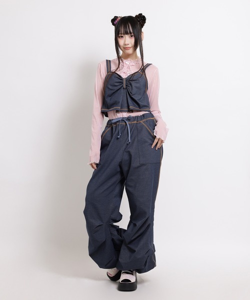 MILK(ミルク)の「シアー ギンガム トップス(Tシャツ/カットソー・レディース・A・FREE)」の6枚目の写真