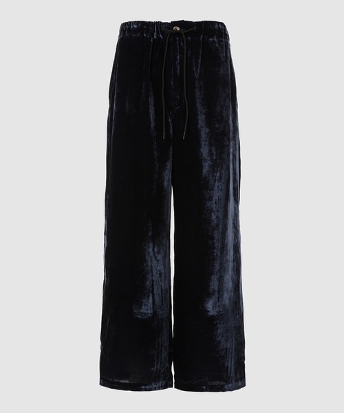 Urig(ウーリッヒ)の「LUST VELVET WIDE EASY PANTS HL(その他パンツ・メンズ・グレー/ネイビー・1)」の2枚目の写真