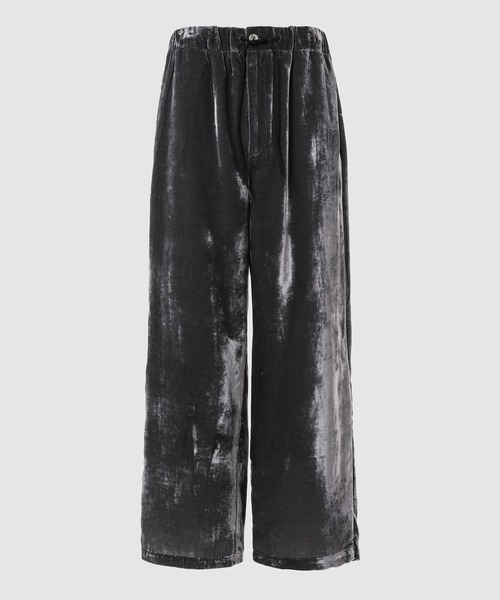 Urig(ウーリッヒ)の「LUST VELVET WIDE EASY PANTS HL(その他パンツ・メンズ・グレー/ネイビー・1)」の1枚目の写真