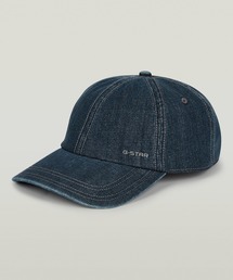 G-STAR（ジースター）の「AVERNUS BASEBALL CAP/ウォッシュド加工ブランドロゴデニムベースボールキャップ（キャップ）」