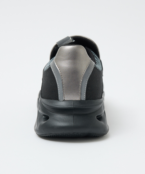 alfredoBANNISTER（アルフレッドバニスター）の「【INFINITO / TYPE:002 】ローファースニーカー（スニーカー・メンズ・ブラック/シルバー・40/38/46/44/42）」の5枚目の写真