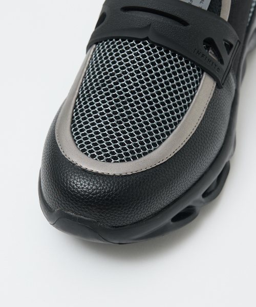 alfredoBANNISTER（アルフレッドバニスター）の「【INFINITO / TYPE:002 】ローファースニーカー（スニーカー・メンズ・ブラック/シルバー・40/38/46/44/42）」の9枚目の写真