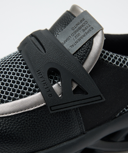 alfredoBANNISTER（アルフレッドバニスター）の「【INFINITO / TYPE:002 】ローファースニーカー（スニーカー・メンズ・ブラック/シルバー・40/38/46/44/42）」の10枚目の写真