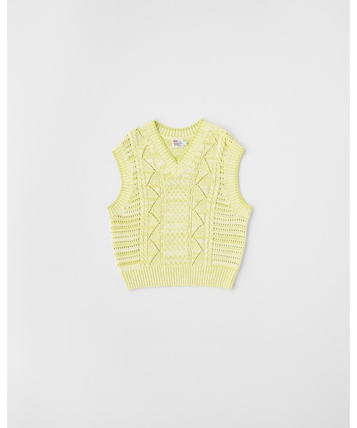 Traditional Weatherwear（トラディショナルウェザーウェア）の「NEW BREAM VS（ニット/セーター・レディース・ネイビー×ホワイト/ホワイト×イエロー/ホワイト×カーキブラウン・S/XS）」の2枚目の写真