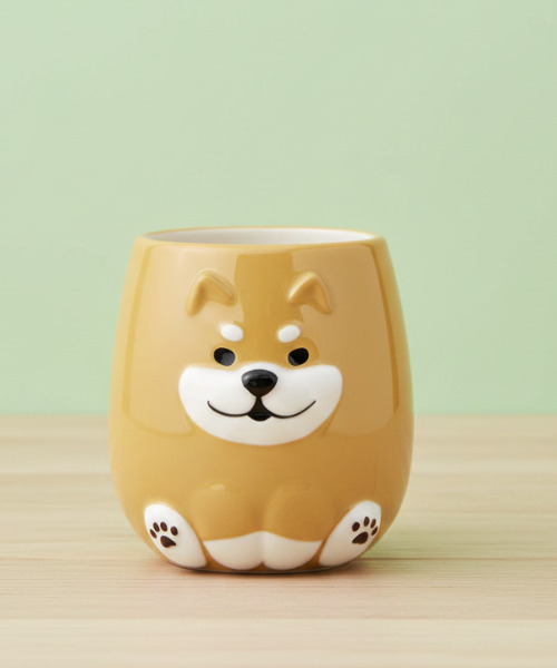 SiNCERE（シンシア）の「アニマルマグ Animal Mug アニマル マグカップ（グラス/マグカップ/タンブラー・レディース・ホワイト/ブラック/ベージュ/ブラウン/ブラック×ベージュ・ONE SIZE）」の5枚目の写真