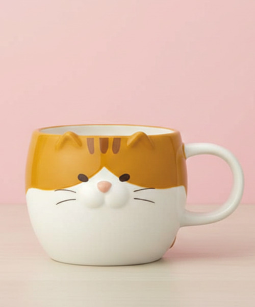 SiNCERE（シンシア）の「アニマルマグ Animal Mug アニマル マグカップ（グラス/マグカップ/タンブラー・レディース・ホワイト/ブラック/ベージュ/ブラウン/ブラック×ベージュ・ONE SIZE）」の4枚目の写真