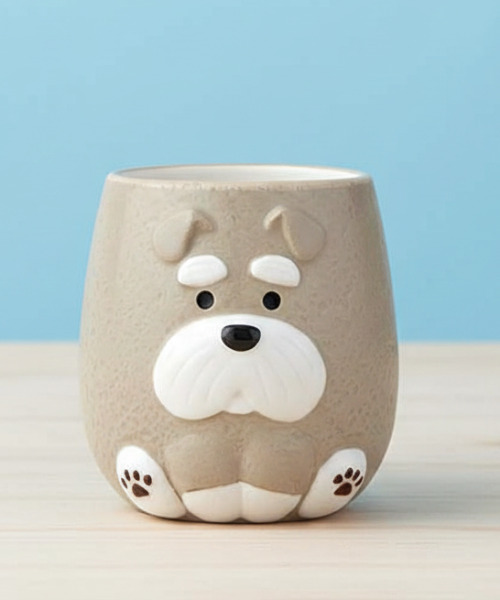 SiNCERE(シンシア)の「アニマルマグ Animal Mug アニマル マグカップ(グラス/マグカップ/タンブラー・レディース・ホワイト/ブラック/ベージュ/ブラウン/ブラック×ベージュ/グレー・ONE SIZE)」の4枚目の写真