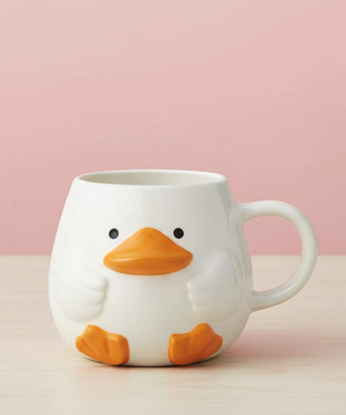 SiNCERE（シンシア）の「アニマルマグ Animal Mug アニマル マグカップ（グラス/マグカップ/タンブラー・レディース・ホワイト/ブラック/ベージュ/ブラウン/ブラック×ベージュ・ONE SIZE）」の2枚目の写真