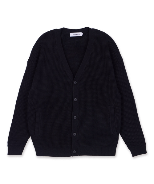 MAKEITTO(メイキット)の「デイリービスコースカーディガン_ブラック(カーディガン/ボレロ・メンズ・その他・X-LARGE/LARGE/MEDIUM/XX-LARGE)」の1枚目の写真