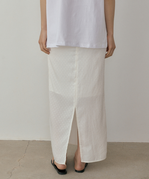 REORG(リオルグ)の「ASP DOT LONG SKIRT IVORY(スカート・レディース・その他・SMALL/MEDIUM)」の2枚目の写真