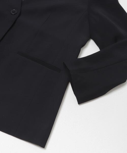 URBAN RESEARCH DOORS（アーバンリサーチドアーズ）の「ノーカラージャケット（スーツジャケット・レディース・ネイビー/ブラック・FREE）」の14枚目の写真