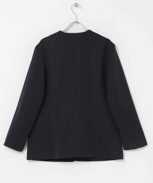 URBAN RESEARCH DOORS（アーバンリサーチドアーズ）の「ノーカラージャケット（スーツジャケット・レディース・ネイビー/ブラック・FREE）」の16枚目の写真