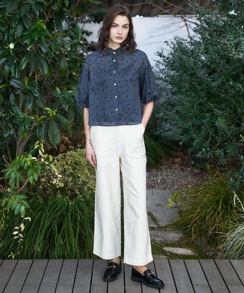 DRESSTERIOR(ドレステリア)の「【ウォッシャブル】バックサテンベイカーパンツ(その他パンツ・レディース・オリーブ/オフホワイト・34/36/38/40)」の20枚目の写真