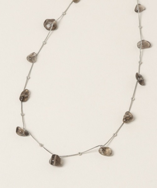 A part by(アパートバイ)の「ストーンネックレス(ネックレス・レディース・シルバー/ゴールド・FREE)」の7枚目の写真