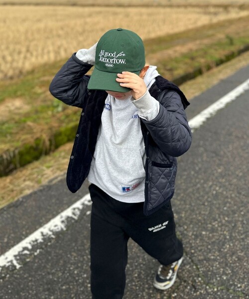 MAQWEL（マクウェル）の「【MAQWEL/マクウェル】AgfT CAP（キャップ・レディース・ダークグレー/ネイビー/ダークグリーン/アイボリー・FREE）」の5枚目の写真