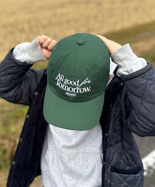 MAQWEL（マクウェル）の「【MAQWEL/マクウェル】AgfT CAP（キャップ・レディース・ダークグレー/ネイビー/ダークグリーン/アイボリー・FREE）」の6枚目の写真