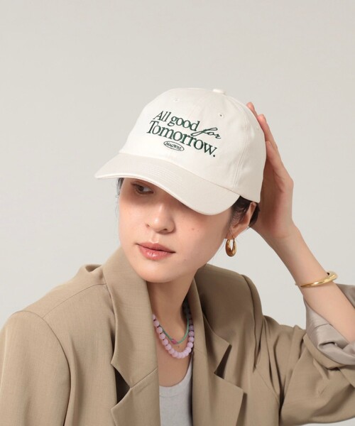 MAQWEL（マクウェル）の「【MAQWEL/マクウェル】AgfT CAP（キャップ・レディース・ダークグレー/ネイビー/ダークグリーン/アイボリー・FREE）」の13枚目の写真