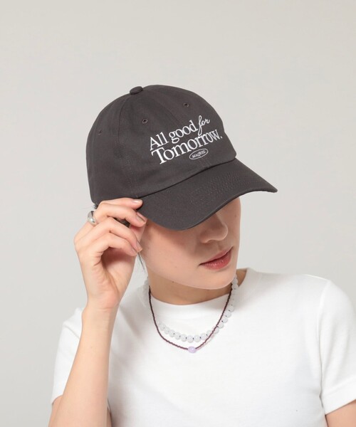 MAQWEL（マクウェル）の「【MAQWEL/マクウェル】AgfT CAP（キャップ・レディース・ダークグレー/ネイビー/ダークグリーン/アイボリー・FREE）」の17枚目の写真