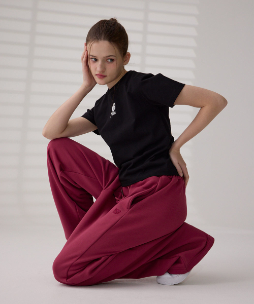 DANGLEDROP(ダングルドロップ)の「DGDPレグラインワイドスウェットパンツピンク(スウェットパンツ・レディース・その他・S/M)」の9枚目の写真