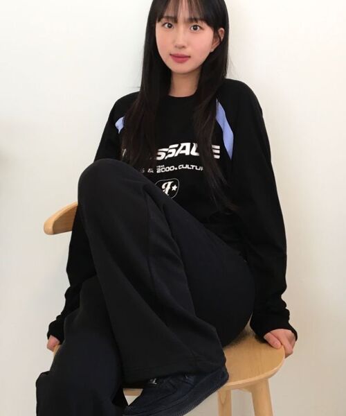 DANGLEDROP(ダングルドロップ)の「DGDPレグラインワイドスウェットパンツピンク(スウェットパンツ・レディース・その他・S/M)」の7枚目の写真