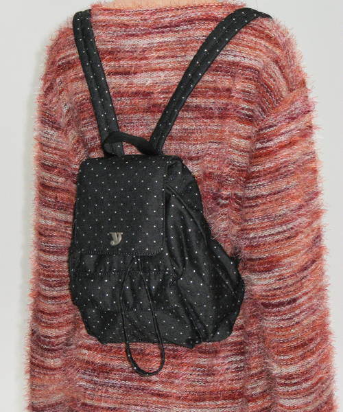 YEOMIMの「mini day backpack (star black)(バックパック/リュック・レディース・ブラック・FREE)」の1枚目の写真