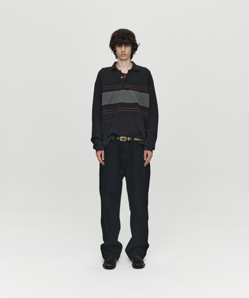 HEUTE（ホイテ）の「HET BEN WIDE DENIM (BLACK)（デニムパンツ・メンズ・ブラック・M/L）」の7枚目の写真